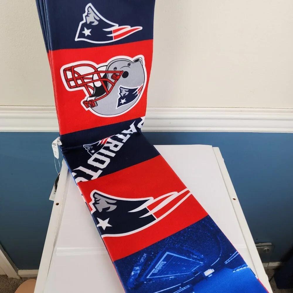 Foco NFL Polyester New England Patriots Scarf NWT